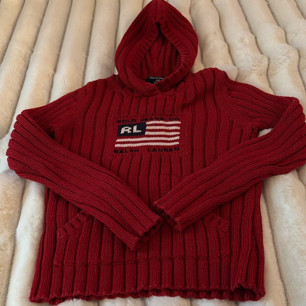 POLO RALPH LAUREN/ SWEATER 
RALPH LAUREN FLAG SWEATER